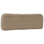 vidaXL Cabecero de cama acolchado cuero sintético capuchino 160 cm vidaXL Cabecero de cama acolchado cuero sintético capuchino 160 cm
