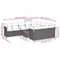 vidaXL Set de sofás de jardín 11 pzas y cojines ratán sintético negro vidaXL Set de sofás de jardín 11 pzas y cojines ratán sintético negro