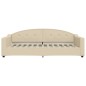 vidaXL Sofá cama tela color crema 100x200 cm