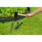 Nature Set de bordes de jardín con picas negro 13 cm x 12 m Nature Set de bordes de jardín con picas negro 13 cm x 12 m