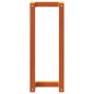 vidaXL Toallero de madera de pino maciza marrón encerado 23x18x60 cm vidaXL Toallero de madera de pino maciza marrón encerado 23x18x60 cm
