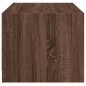 vidaXL Mesa de centro con puertas de vidrio marrón roble 68x50x42 cm vidaXL Mesa de centro con puertas de vidrio marrón roble 68x50x42 cm
