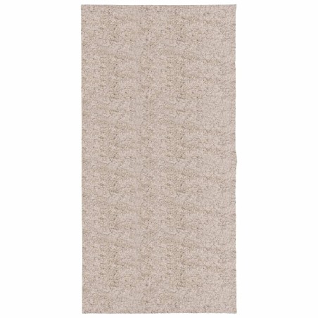 vidaXL Alfombra peluda de pelo largo moderna PAMPLONA beige 100x200 cm