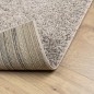 vidaXL Alfombra peluda de pelo largo moderna PAMPLONA beige 100x200 cm