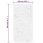 vidaXL Alfombra peluda de pelo largo moderna PAMPLONA beige 100x200 cm