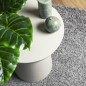 vidaXL Alfombra peluda de pelo largo moderna PAMPLONA beige Ø 80 cm