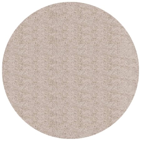 vidaXL Alfombra peluda de pelo largo moderna PAMPLONA beige Ø 200 cm