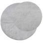 vidaXL Alfombra de pelo corto look escandinavo IZA gris Ø 100 cm vidaXL Alfombra de pelo corto look escandinavo IZA gris Ø 100 cm