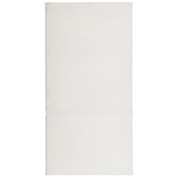 vidaXL Alfombra de pelo corto look escandinavo IZA crema 100x200 cm