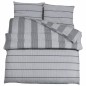 vidaXL Juego de funda nórdica algodón gris 140x200 cm vidaXL Juego de funda nórdica algodón gris 140x200 cm