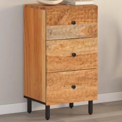 vidaXL Armario auxiliar madera maciza de acacia 40x33x75 cm