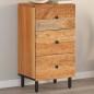 vidaXL Armario auxiliar madera maciza de acacia 40x33x75 cm vidaXL Armario auxiliar madera maciza de acacia 40x33x75 cm