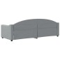 vidaXL Sofá cama tela gris claro 80x200 cm vidaXL Sofá cama tela gris claro 80x200 cm