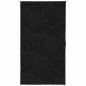 vidaXL Alfombra peluda de pelo largo moderna PAMPLONA negra 80x150 cm vidaXL Alfombra peluda de pelo largo moderna PAMPLONA negra 80x150 cm
