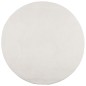 vidaXL Alfombra de pelo corto look escandinavo IZA crema Ø 120 cm