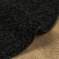 vidaXL Alfombra peluda de pelo largo moderna PAMPLONA negro Ø 240 cm vidaXL Alfombra peluda de pelo largo moderna PAMPLONA negro Ø 240 cm