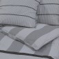 vidaXL Juego de funda nórdica algodón gris 240x220 cm vidaXL Juego de funda nórdica algodón gris 240x220 cm