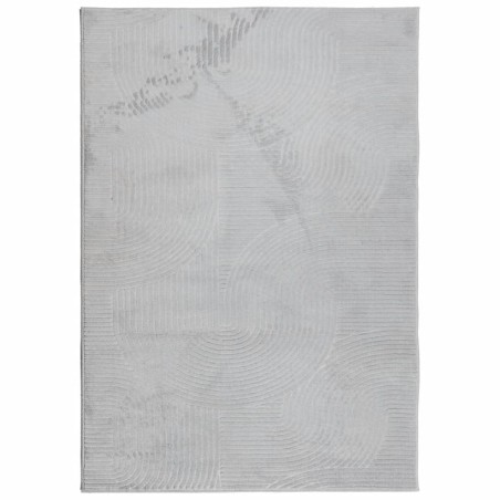 vidaXL Alfombra de pelo corto look escandinavo IZA gris 140x200 cm