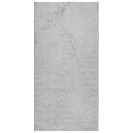 vidaXL Alfombra de pelo corto look escandinavo IZA gris 100x200 cm