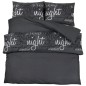 vidaXL Juego de funda nórdica algodón negro 140x200 cm vidaXL Juego de funda nórdica algodón negro 140x200 cm