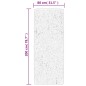 vidaXL Alfombra peluda de pelo largo moderna PAMPLONA gris 80x200 cm