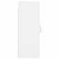 vidaXL Armario de pared blanco 34,5x34x90 cm