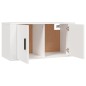 vidaXL Muebles para TV de pared 3 uds blanco 80x34,5x40 cm vidaXL Muebles para TV de pared 3 uds blanco 80x34,5x40 cm