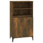 vidaXL Aparador alto madera contrachapada roble ahumado 60x36x110 cm