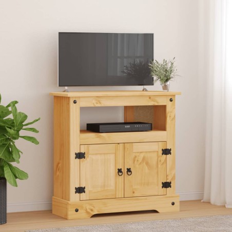vidaXL Mesa consola Corona Range de pino mexicano 80x43x78 cm