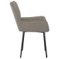 vidaXL Sillas de comedor 2 unidades terciopelo gris claro vidaXL Sillas de comedor 2 unidades terciopelo gris claro
