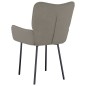 vidaXL Sillas de comedor 2 unidades terciopelo gris claro vidaXL Sillas de comedor 2 unidades terciopelo gris claro