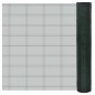 vidaXL Alambrada galvanizada con revestimiento de PVC verde 10x1 m vidaXL Alambrada galvanizada con revestimiento de PVC verde 10x1 m