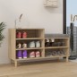 vidaXL Mueble zapatero madera contrachapada roble Sonoma 102x36x60 cm