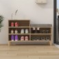vidaXL Mueble zapatero madera contrachapada roble Sonoma 102x36x60 cm