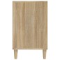 vidaXL Mueble zapatero madera contrachapada roble Sonoma 102x36x60 cm