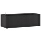 vidaXL Arriate con sistema de riego automático antracita 100x43x33 cm vidaXL Arriate con sistema de riego automático antracita 100x43x33 cm
