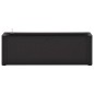 vidaXL Arriate con sistema de riego automático antracita 100x43x33 cm vidaXL Arriate con sistema de riego automático antracita 100x43x33 cm