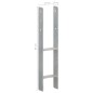vidaXL Anclajes de valla 6 uds acero galvanizado plateado 12x6x60 cm vidaXL Anclajes de valla 6 uds acero galvanizado plateado 12x6x60 cm