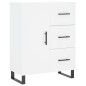 vidaXL Aparador de madera de ingeniería blanco 69,5x34x90 cm vidaXL Aparador de madera de ingeniería blanco 69,5x34x90 cm