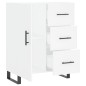 vidaXL Aparador de madera de ingeniería blanco 69,5x34x90 cm vidaXL Aparador de madera de ingeniería blanco 69,5x34x90 cm