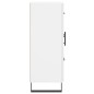 vidaXL Aparador de madera de ingeniería blanco 69,5x34x90 cm vidaXL Aparador de madera de ingeniería blanco 69,5x34x90 cm