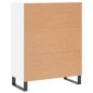 vidaXL Aparador de madera de ingeniería blanco 69,5x34x90 cm vidaXL Aparador de madera de ingeniería blanco 69,5x34x90 cm