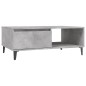vidaXL Mesa de centro madera contrachapada gris hormigón 90x60x35 cm