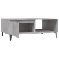 vidaXL Mesa de centro madera contrachapada gris hormigón 90x60x35 cm