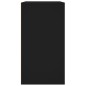 vidaXL Armario de maquillaje madera contrachapada negro 80x40x75 cm vidaXL Armario de maquillaje madera contrachapada negro 80x40x75 cm