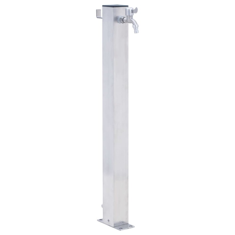 vidaXL Fuente de agua para jardín acero inoxidable cuadrada 60 cm vidaXL Fuente de agua para jardín acero inoxidable cuadrada 60 cm