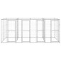 vidaXL Perrera de exterior de acero galvanizado 9,68 m² vidaXL Perrera de exterior de acero galvanizado 9,68 m²