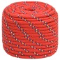 vidaXL Cuerda de barco polipropileno rojo 18 mm 100 m