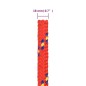 vidaXL Cuerda de barco polipropileno rojo 18 mm 100 m