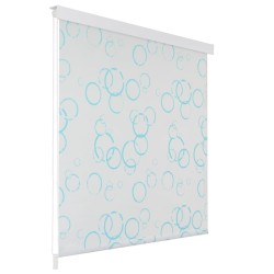 vidaXL Persiana enrollable de ducha burbujas 80x240 cm